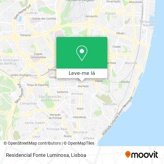 Residencial Fonte Luminosa mapa