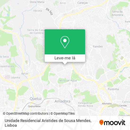 Unidade Residencial Aristides de Sousa Mendes mapa