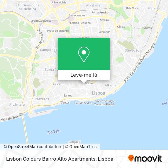 Lisbon Colours Bairro Alto Apartments mapa