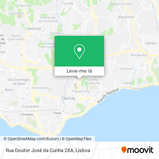 Rua Doutor José da Cunha 28A mapa