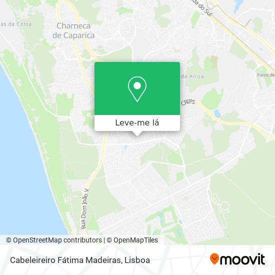 Cabeleireiro Fátima Madeiras mapa