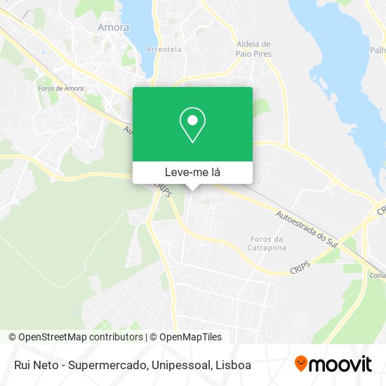 Rui Neto - Supermercado, Unipessoal mapa