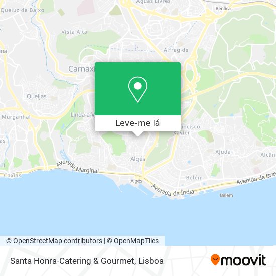 Santa Honra-Catering & Gourmet mapa