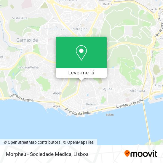 Morpheu - Sociedade Médica mapa