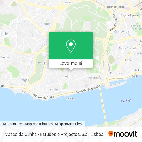 Vasco da Cunha - Estudos e Projectos, S.a. mapa