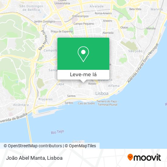 João Abel Manta mapa