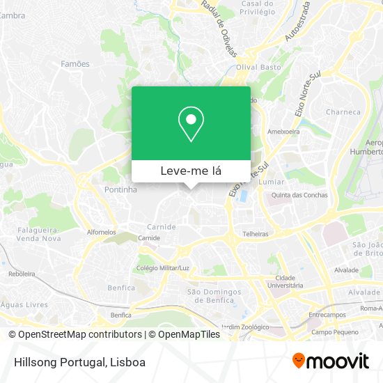 Hillsong Portugal mapa