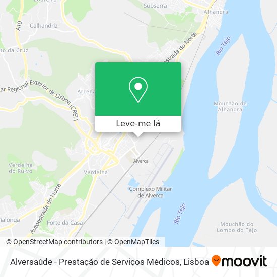 Alversaúde - Prestação de Serviços Médicos mapa