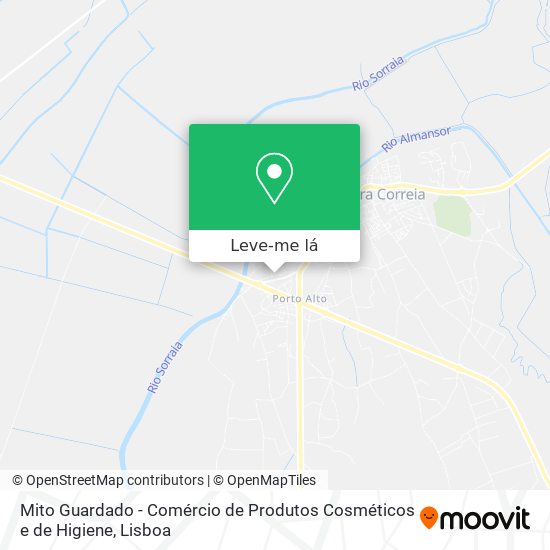 Mito Guardado - Comércio de Produtos Cosméticos e de Higiene mapa