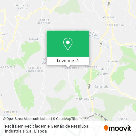 Recifalém-Reciclagem e Gestão de Resíduos Industriais S.a. mapa