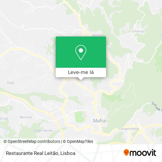 Restaurante Real Leitão mapa