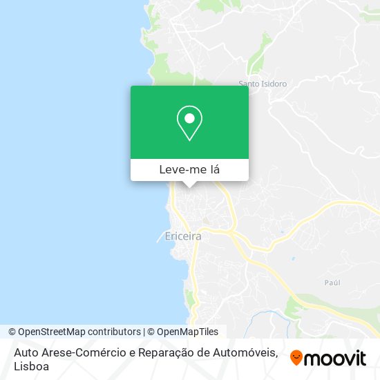 Auto Arese-Comércio e Reparação de Automóveis mapa