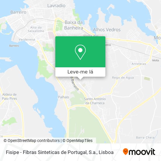 Fisipe - Fibras Sinteticas de Portugal, S.a. mapa