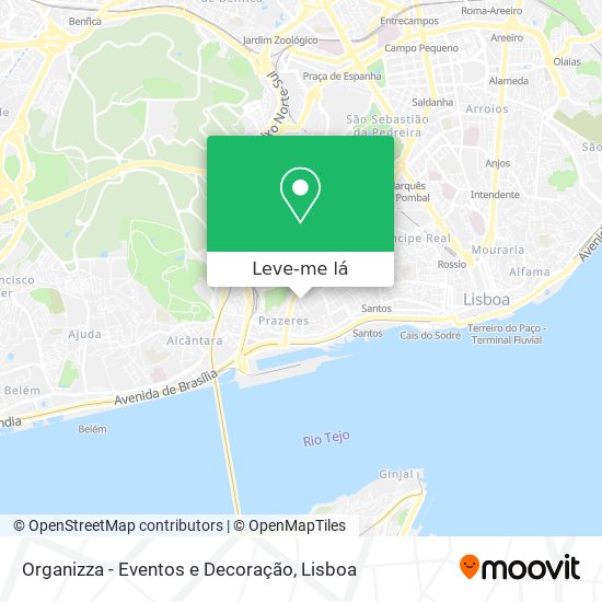 Organizza - Eventos e Decoração mapa