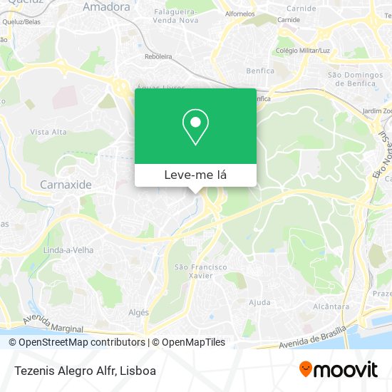 Tezenis Alegro Alfr mapa