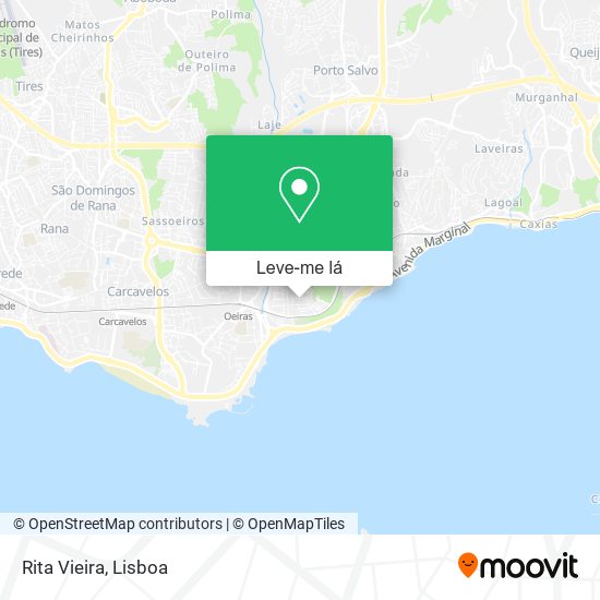 Rita Vieira mapa