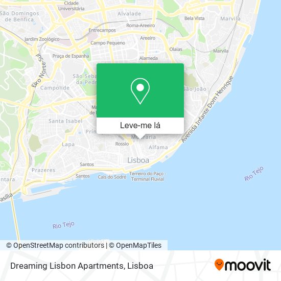 Dreaming Lisbon Apartments mapa
