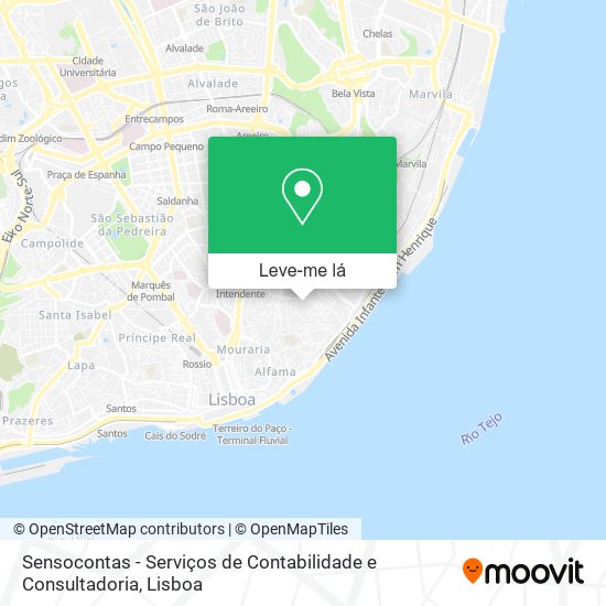 Sensocontas - Serviços de Contabilidade e Consultadoria mapa