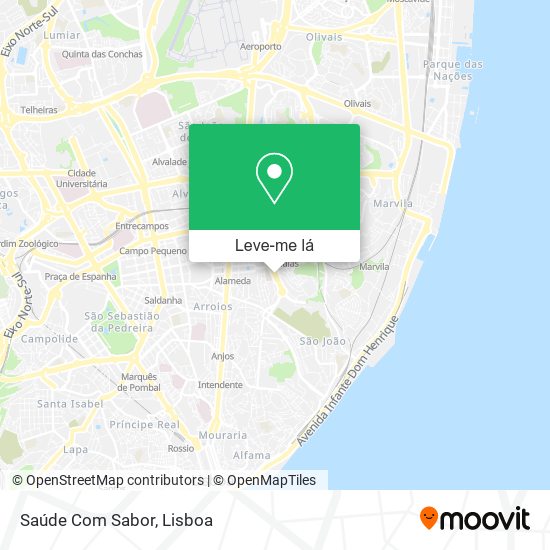 Saúde Com Sabor mapa