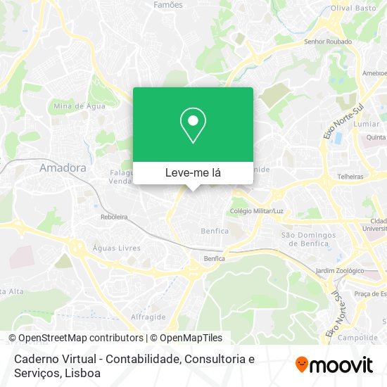 Caderno Virtual - Contabilidade, Consultoria e Serviços mapa