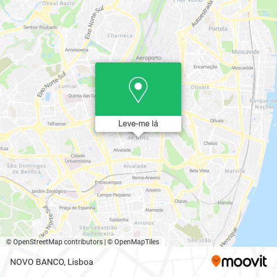 NOVO BANCO mapa