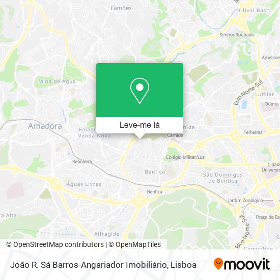 João R. Sá Barros-Angariador Imobiliário mapa