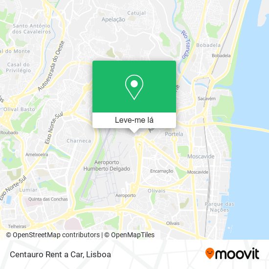 Centauro Rent a Car mapa