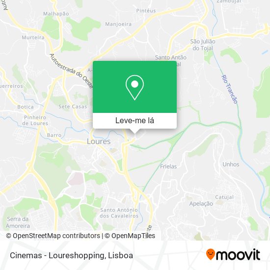 Cinemas - Loureshopping mapa