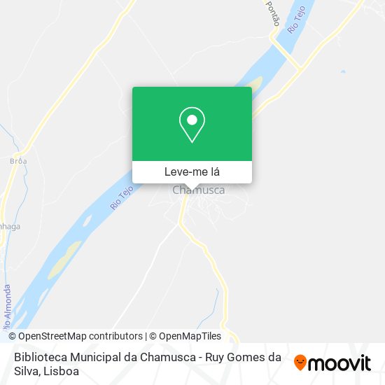 Biblioteca Municipal da Chamusca - Ruy Gomes da Silva mapa