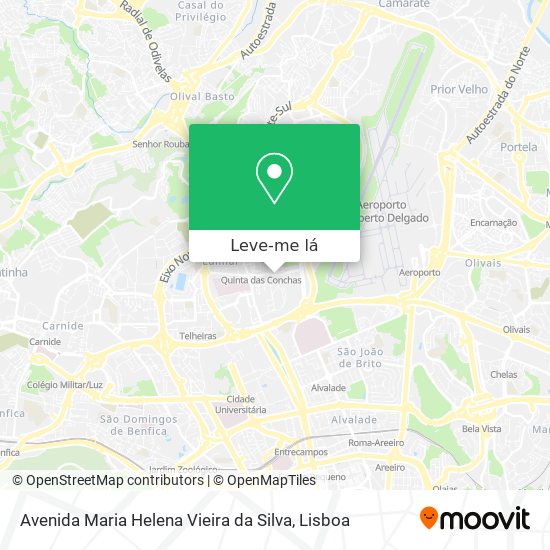 Avenida Maria Helena Vieira da Silva mapa