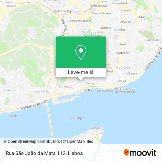 Rua São João da Mata 112 mapa