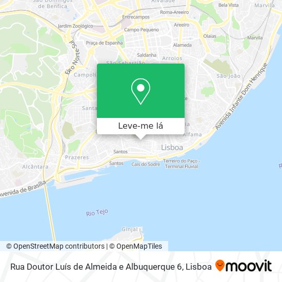 Rua Doutor Luís de Almeida e Albuquerque 6 mapa