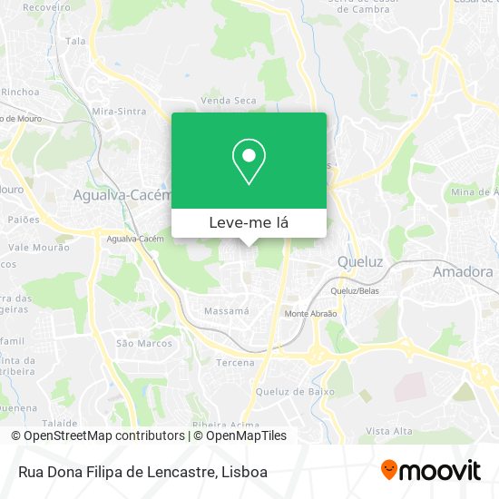 Rua Dona Filipa de Lencastre mapa