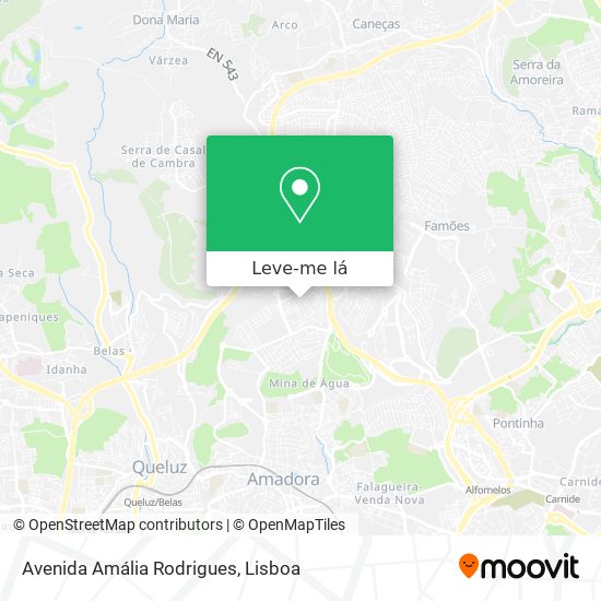 Avenida Amália Rodrigues mapa