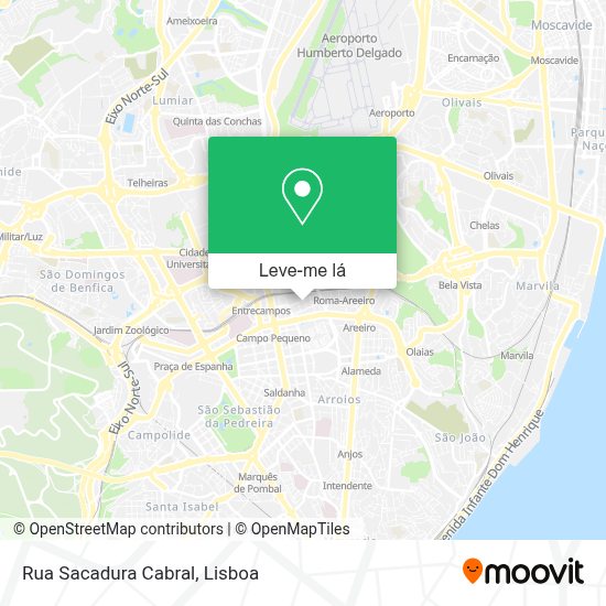 Como chegar a Rua Sacadura Cabral em Lisboa por autocarro, comboio ou ...