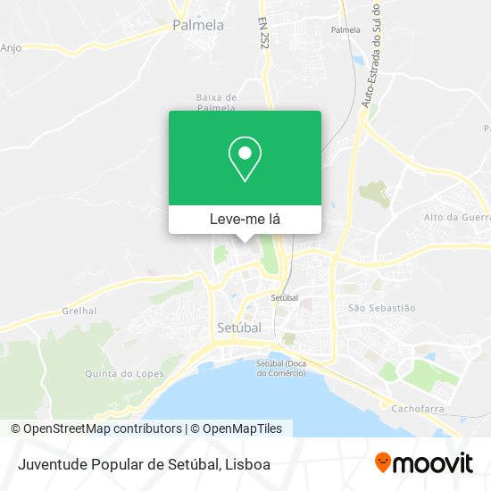 Juventude Popular de Setúbal mapa