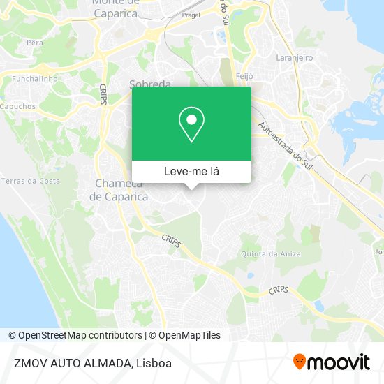 ZMOV AUTO ALMADA mapa