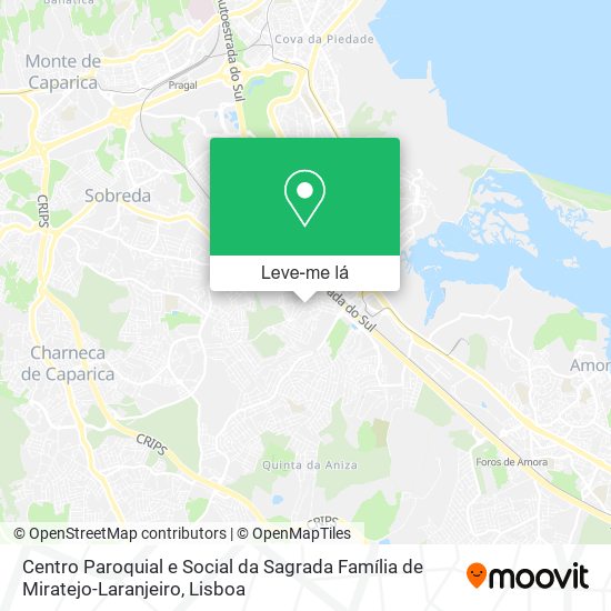 Como chegar a Centro Paroquial e Social da Sagrada Família de Miratejo ...