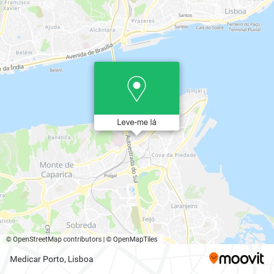 Medicar Porto mapa