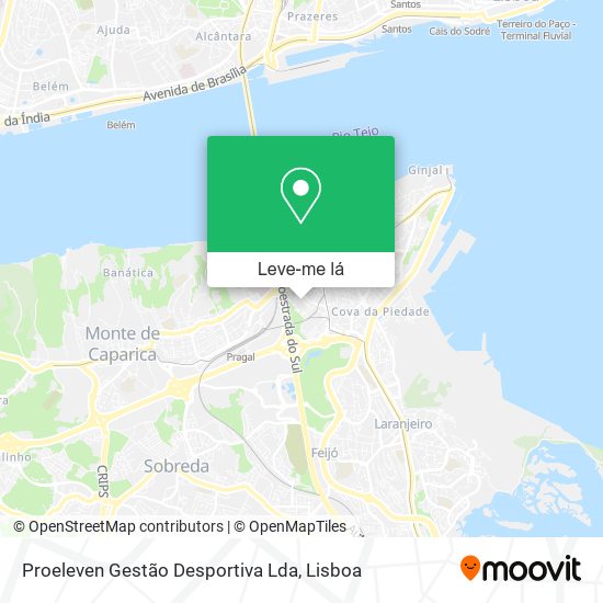 Proeleven Gestão Desportiva Lda mapa