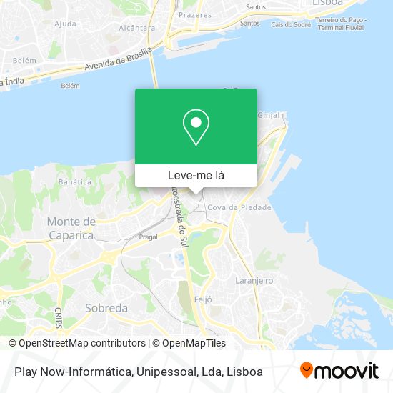 Play Now-Informática, Unipessoal, Lda mapa