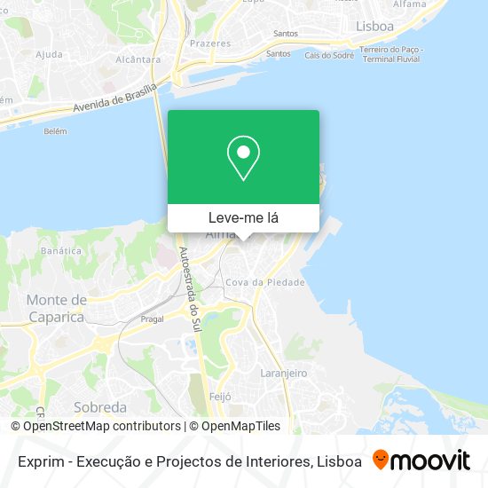 Exprim - Execução e Projectos de Interiores mapa