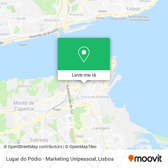Lugar do Pódio - Marketing Unipessoal mapa