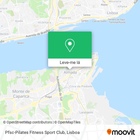 Pfsc-Pilates Fitness Sport Club mapa