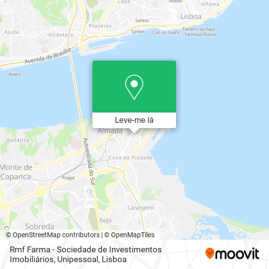 Rmf Farma - Sociedade de Investimentos Imobiliários, Unipessoal mapa