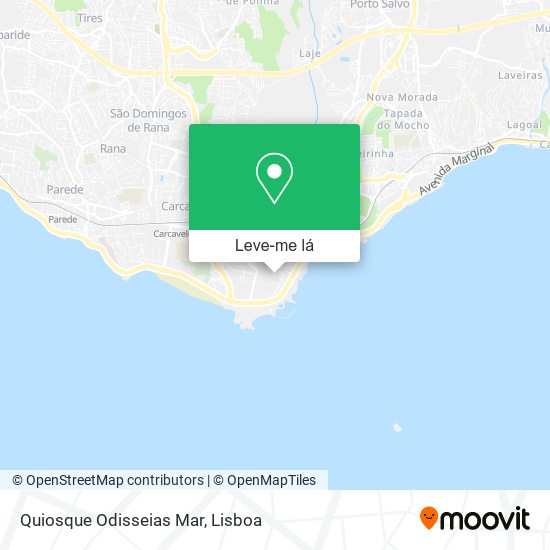 Quiosque Odisseias Mar mapa