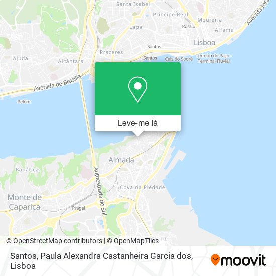 Santos, Paula Alexandra Castanheira Garcia dos mapa