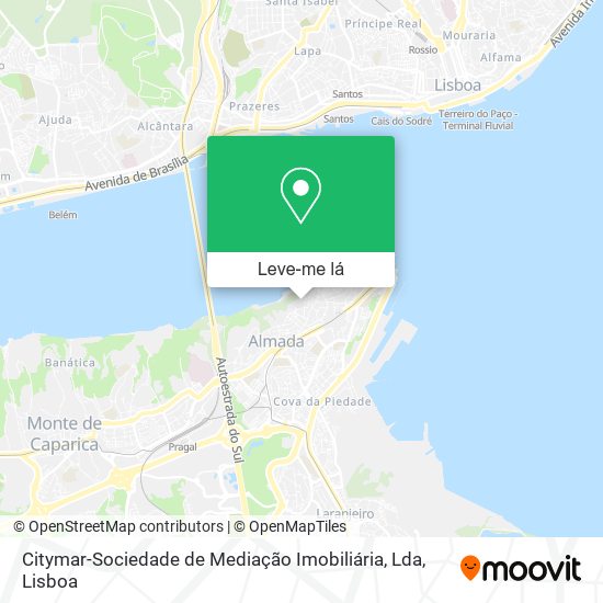 Citymar-Sociedade de Mediação Imobiliária, Lda mapa