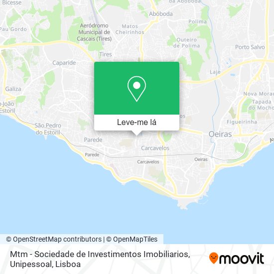 Mtm - Sociedade de Investimentos Imobiliarios, Unipessoal mapa