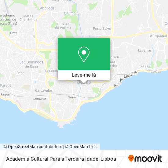 Academia Cultural Para a Terceira Idade mapa